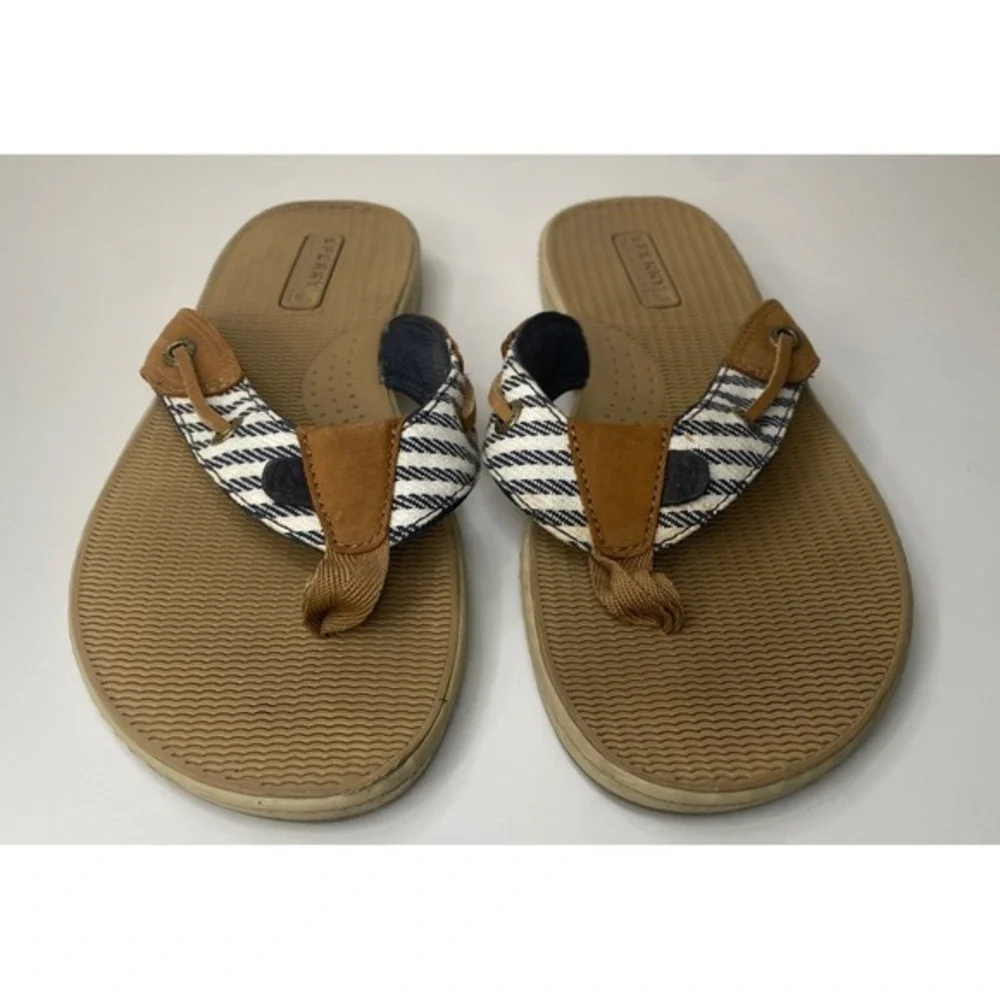 Sperry Topsiders Seafish Women's Thong Sandals-Size 9M. Great Condition! Comfy